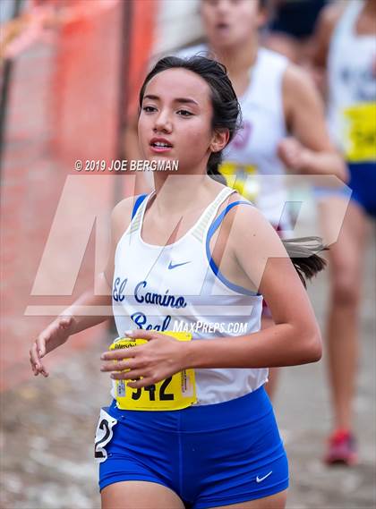 Thumbnail 1 in CIF State Cross Country Championships (Girls D1 Race) photogallery.