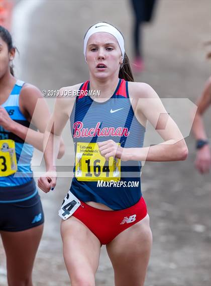 Thumbnail 2 in CIF State Cross Country Championships (Girls D1 Race) photogallery.