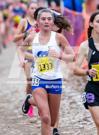 Thumbnail 1 in CIF State Cross Country Championships (Girls D1 Race) photogallery.