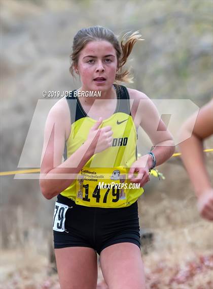 Thumbnail 2 in CIF State Cross Country Championships (Girls D1 Race) photogallery.
