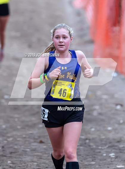 Thumbnail 3 in CIF State Cross Country Championships (Girls D1 Race) photogallery.