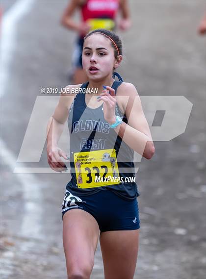 Thumbnail 1 in CIF State Cross Country Championships (Girls D1 Race) photogallery.