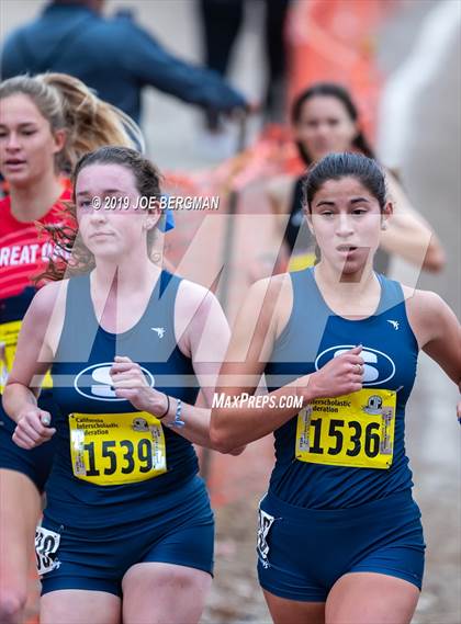 Thumbnail 3 in CIF State Cross Country Championships (Girls D1 Race) photogallery.