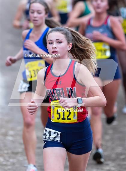 Thumbnail 2 in CIF State Cross Country Championships (Girls D1 Race) photogallery.