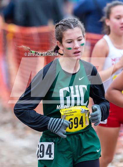 Thumbnail 2 in CIF State Cross Country Championships (Girls D1 Race) photogallery.