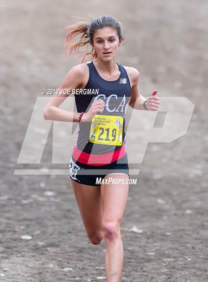 Thumbnail 2 in CIF State Cross Country Championships (Girls D1 Race) photogallery.