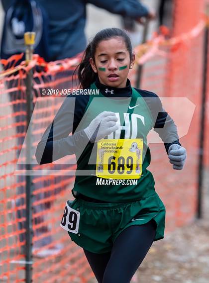 Thumbnail 2 in CIF State Cross Country Championships (Girls D1 Race) photogallery.