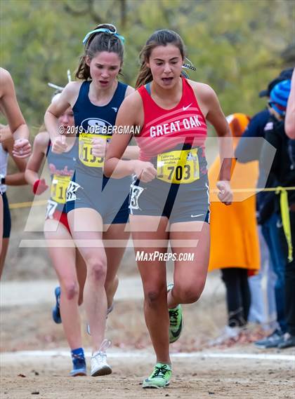 Thumbnail 1 in CIF State Cross Country Championships (Girls D1 Race) photogallery.