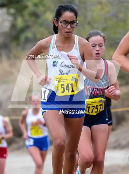 Thumbnail 2 in CIF State Cross Country Championships (Girls D1 Race) photogallery.