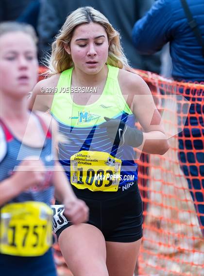Thumbnail 1 in CIF State Cross Country Championships (Girls D1 Race) photogallery.