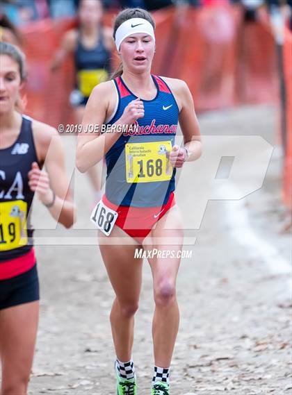 Thumbnail 1 in CIF State Cross Country Championships (Girls D1 Race) photogallery.