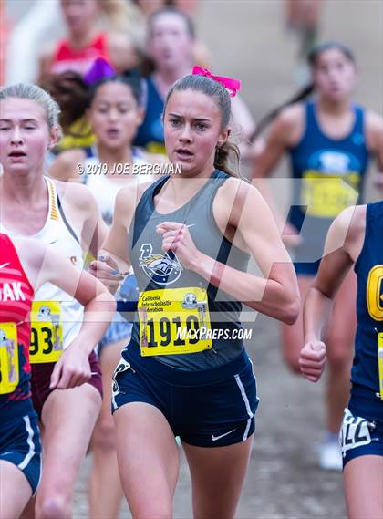Thumbnail 2 in CIF State Cross Country Championships (Girls D1 Race) photogallery.