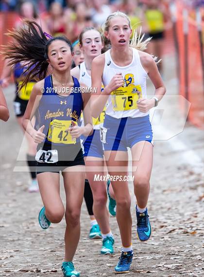Thumbnail 3 in CIF State Cross Country Championships (Girls D1 Race) photogallery.