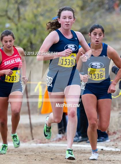 Thumbnail 2 in CIF State Cross Country Championships (Girls D1 Race) photogallery.