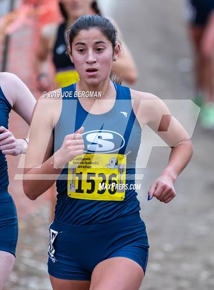 Thumbnail 2 in CIF State Cross Country Championships (Girls D1 Race) photogallery.