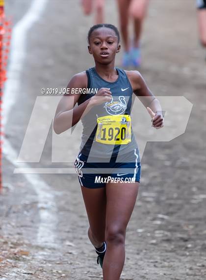 Thumbnail 2 in CIF State Cross Country Championships (Girls D1 Race) photogallery.