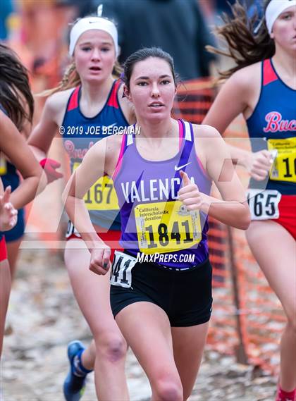 Thumbnail 1 in CIF State Cross Country Championships (Girls D1 Race) photogallery.