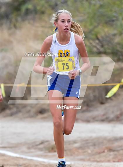 Thumbnail 3 in CIF State Cross Country Championships (Girls D1 Race) photogallery.