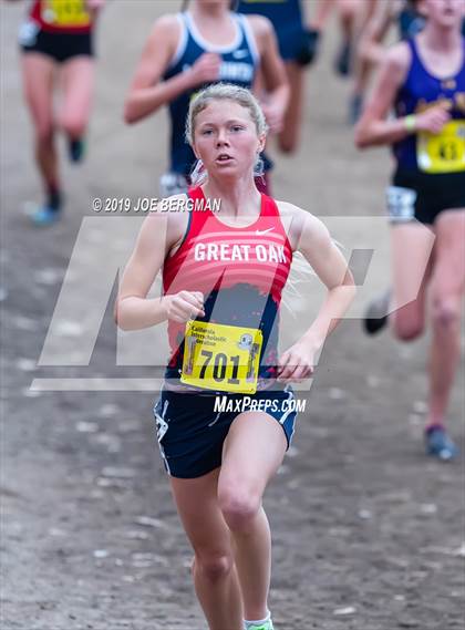 Thumbnail 2 in CIF State Cross Country Championships (Girls D1 Race) photogallery.