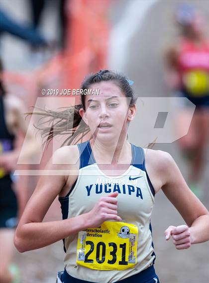 Thumbnail 1 in CIF State Cross Country Championships (Girls D1 Race) photogallery.
