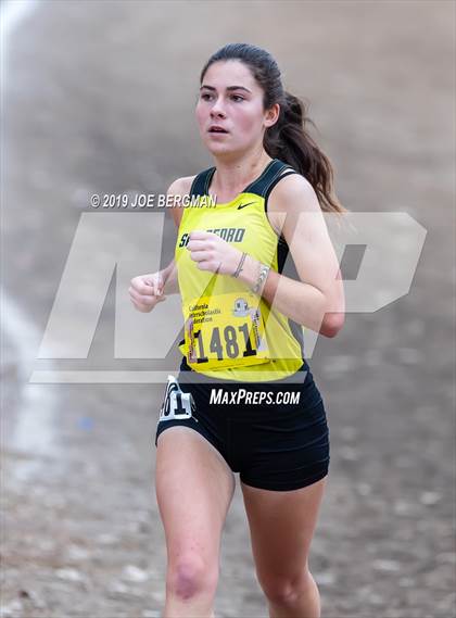 Thumbnail 1 in CIF State Cross Country Championships (Girls D1 Race) photogallery.