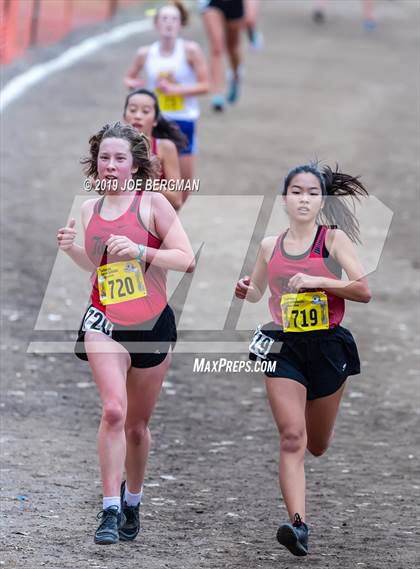 Thumbnail 1 in CIF State Cross Country Championships (Girls D1 Race) photogallery.