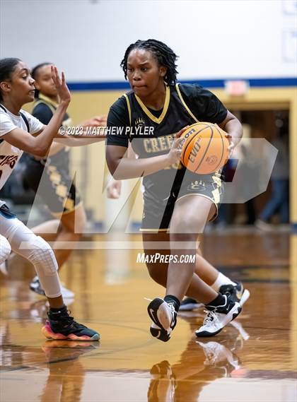 Thumbnail 2 in Gray's Creek vs South View (2023 Cumberland County Schools Holiday Classic Tournament) photogallery.