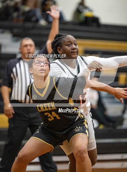 Thumbnail 1 in Gray's Creek vs South View (2023 Cumberland County Schools Holiday Classic Tournament) photogallery.