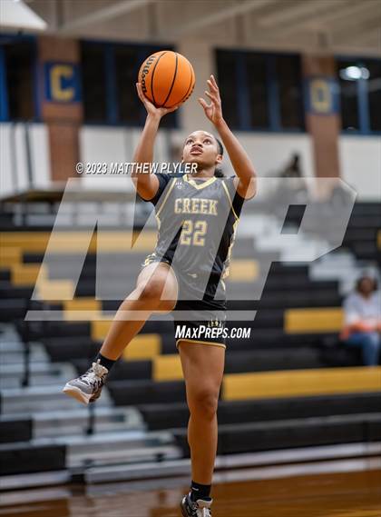 Thumbnail 1 in Gray's Creek vs South View (2023 Cumberland County Schools Holiday Classic Tournament) photogallery.
