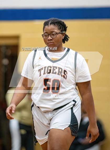 Thumbnail 2 in Gray's Creek vs South View (2023 Cumberland County Schools Holiday Classic Tournament) photogallery.