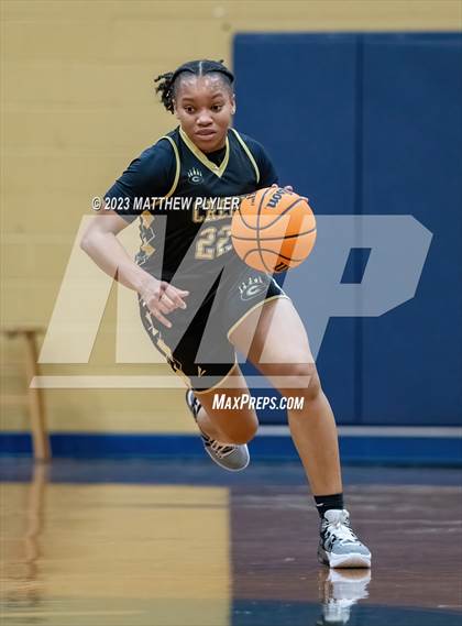Thumbnail 2 in Gray's Creek vs South View (2023 Cumberland County Schools Holiday Classic Tournament) photogallery.