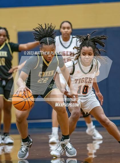 Thumbnail 1 in Gray's Creek vs South View (2023 Cumberland County Schools Holiday Classic Tournament) photogallery.