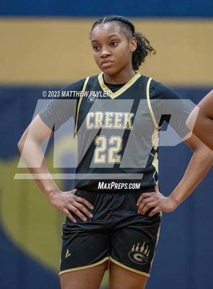 Thumbnail 1 in Gray's Creek vs South View (2023 Cumberland County Schools Holiday Classic Tournament) photogallery.