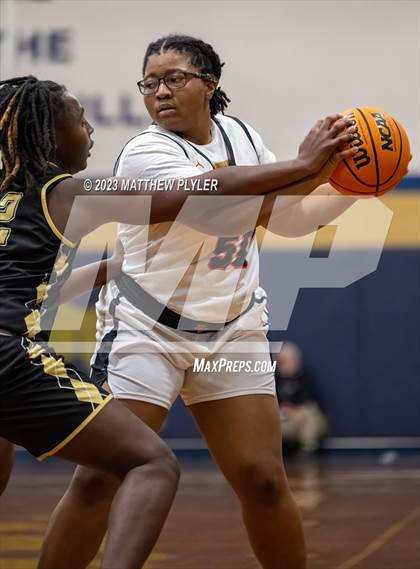 Thumbnail 3 in Gray's Creek vs South View (2023 Cumberland County Schools Holiday Classic Tournament) photogallery.