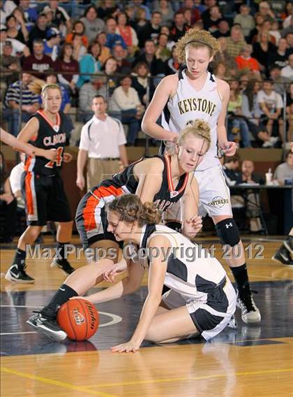 Thumbnail 2 in Clarion vs Keystone (PIAA District IX A Championship) photogallery.