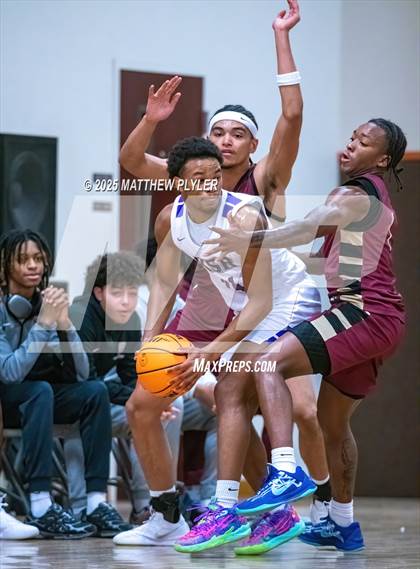 Thumbnail 3 in Springdale Prep vs. Kid Star Rising Christian Academy (Veterans Showcase 2025) photogallery.