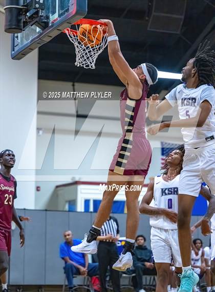 Thumbnail 3 in Springdale Prep vs. Kid Star Rising Christian Academy (Veterans Showcase 2025) photogallery.