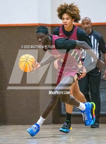 Thumbnail 2 in Springdale Prep vs. Kid Star Rising Christian Academy (Veterans Showcase 2025) photogallery.