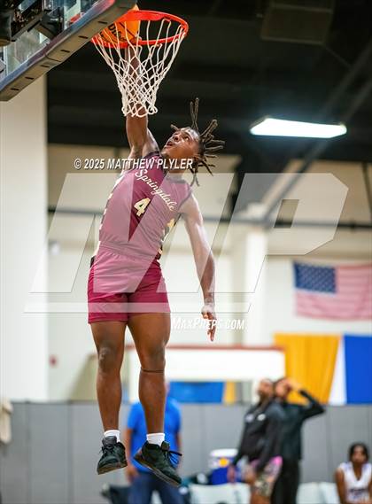 Thumbnail 2 in Springdale Prep vs. Kid Star Rising Christian Academy (Veterans Showcase 2025) photogallery.