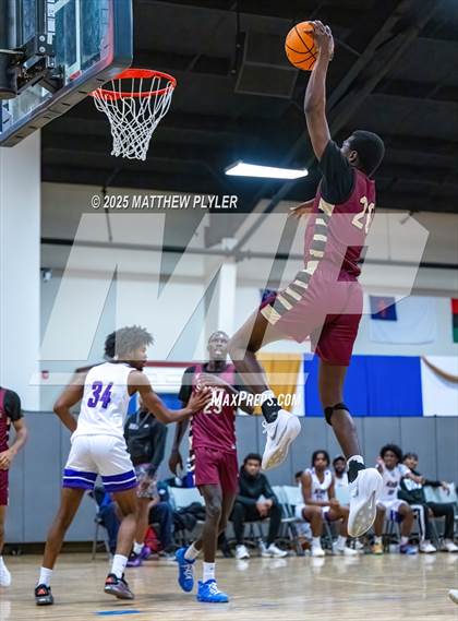 Thumbnail 2 in Springdale Prep vs. Kid Star Rising Christian Academy (Veterans Showcase 2025) photogallery.