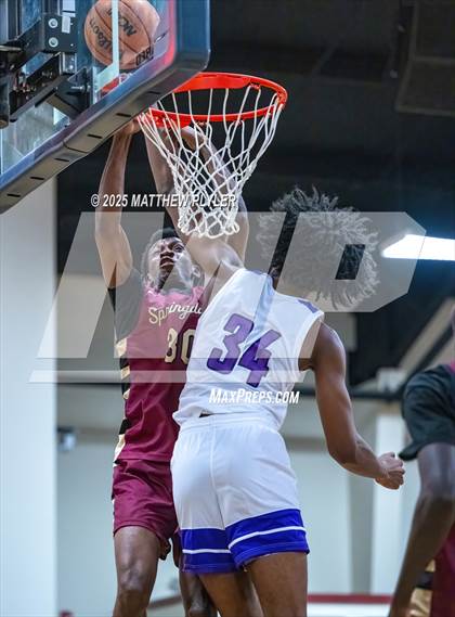 Thumbnail 3 in Springdale Prep vs. Kid Star Rising Christian Academy (Veterans Showcase 2025) photogallery.