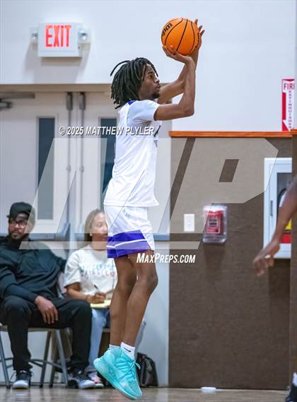 Thumbnail 3 in Springdale Prep vs. Kid Star Rising Christian Academy (Veterans Showcase 2025) photogallery.