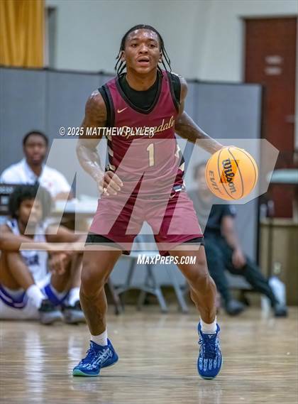 Thumbnail 1 in Springdale Prep vs. Kid Star Rising Christian Academy (Veterans Showcase 2025) photogallery.