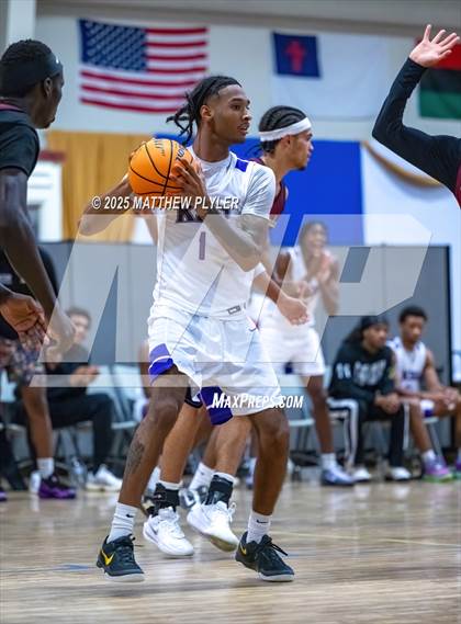 Thumbnail 2 in Springdale Prep vs. Kid Star Rising Christian Academy (Veterans Showcase 2025) photogallery.