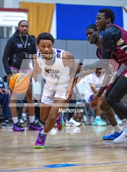 Thumbnail 2 in Springdale Prep vs. Kid Star Rising Christian Academy (Veterans Showcase 2025) photogallery.