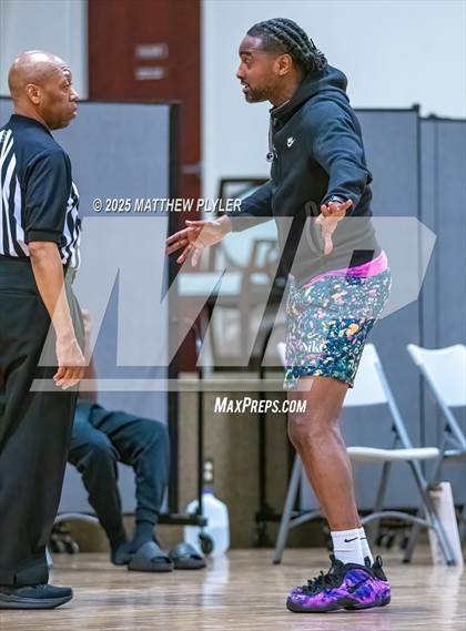 Thumbnail 3 in Springdale Prep vs. Kid Star Rising Christian Academy (Veterans Showcase 2025) photogallery.