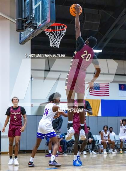 Thumbnail 1 in Springdale Prep vs. Kid Star Rising Christian Academy (Veterans Showcase 2025) photogallery.