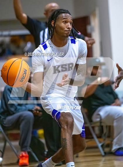 Thumbnail 2 in Springdale Prep vs. Kid Star Rising Christian Academy (Veterans Showcase 2025) photogallery.