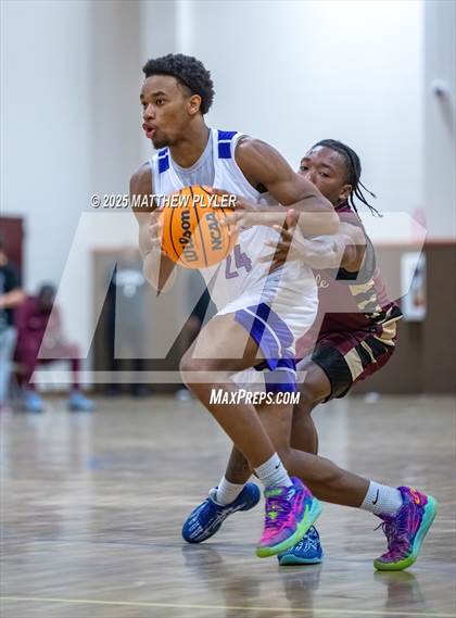 Thumbnail 2 in Springdale Prep vs. Kid Star Rising Christian Academy (Veterans Showcase 2025) photogallery.