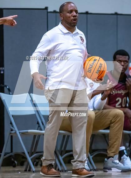 Thumbnail 3 in Springdale Prep vs. Kid Star Rising Christian Academy (Veterans Showcase 2025) photogallery.